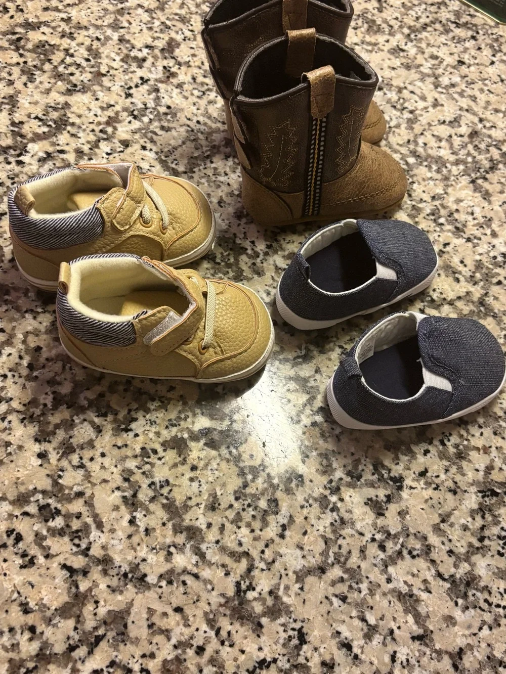Kids shoes and cowboy boots